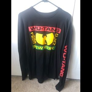 Black Long Sleeve Wu-Tang Shirt